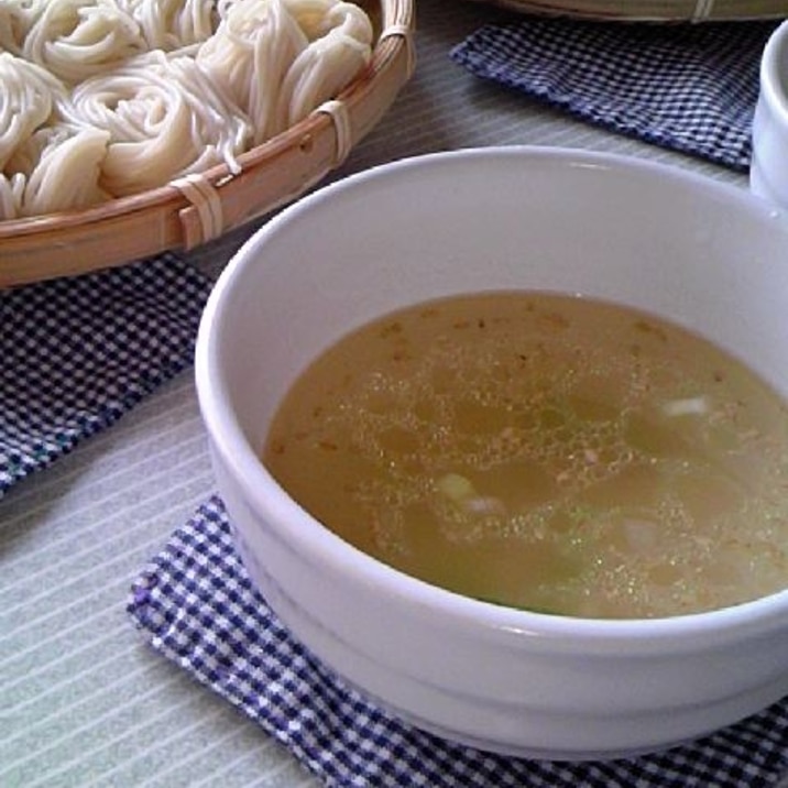 塩つけダレdeお素麺♪